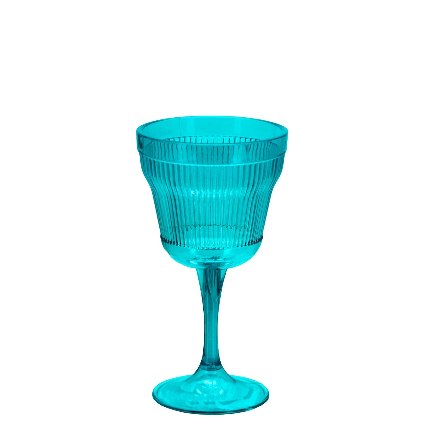 6873, Barok Aquamarine Acrylic Goblet 300ml