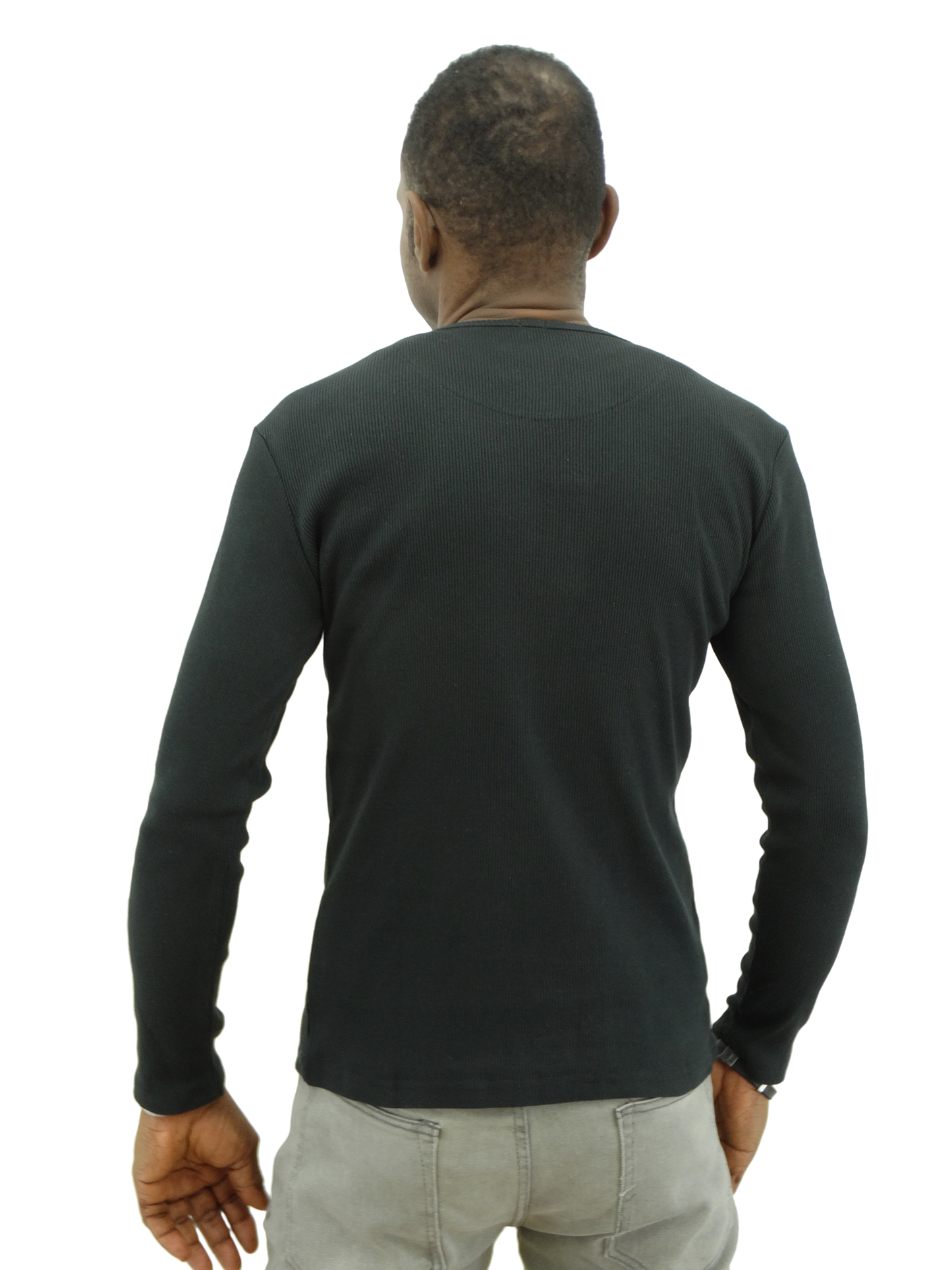 21T1415M3, Jordache, Men's L/Slv Rib Tee- (S-XL)