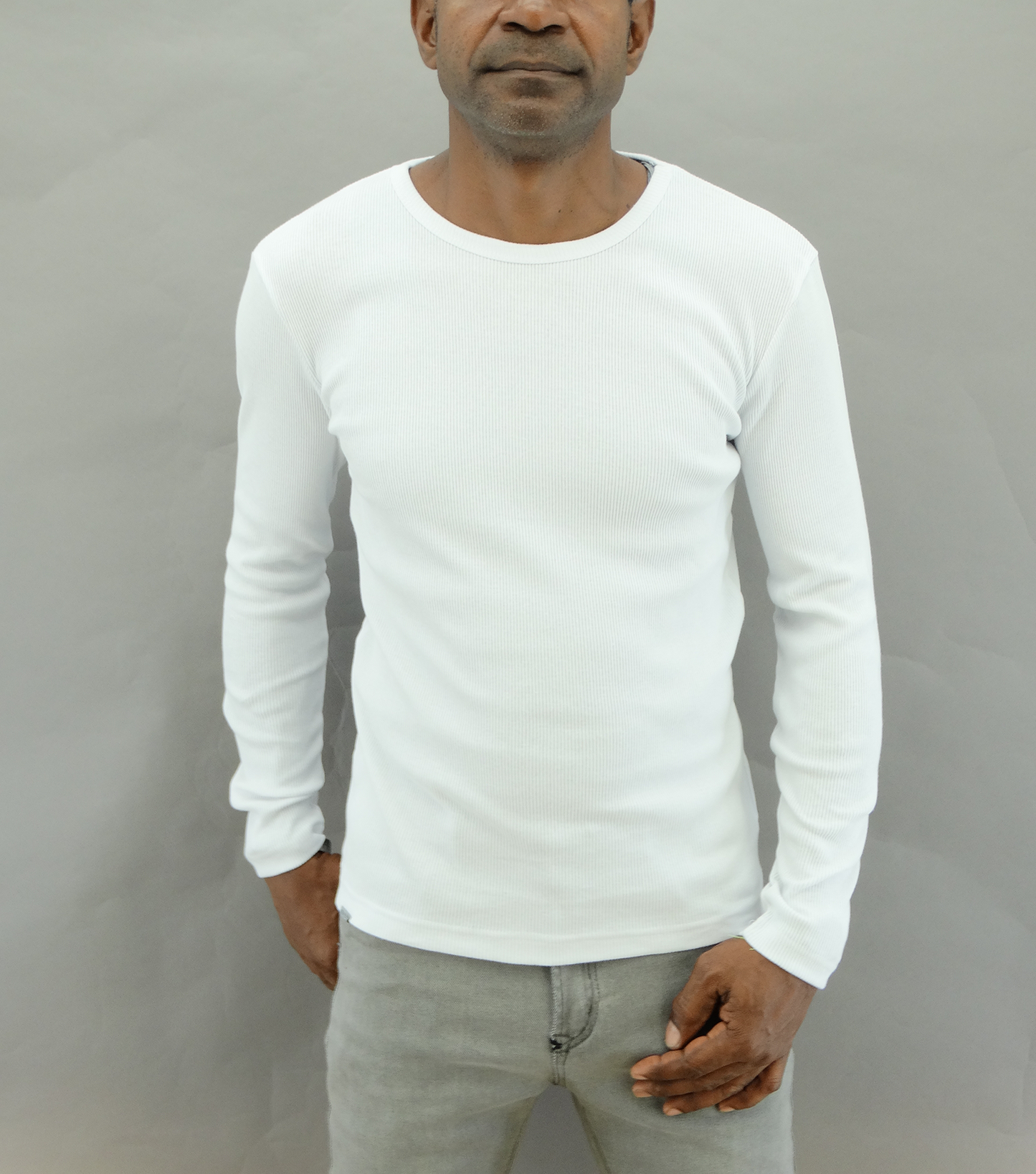21T1415M3, Jordache, Men's L/Slv Rib Tee- (S-XL)