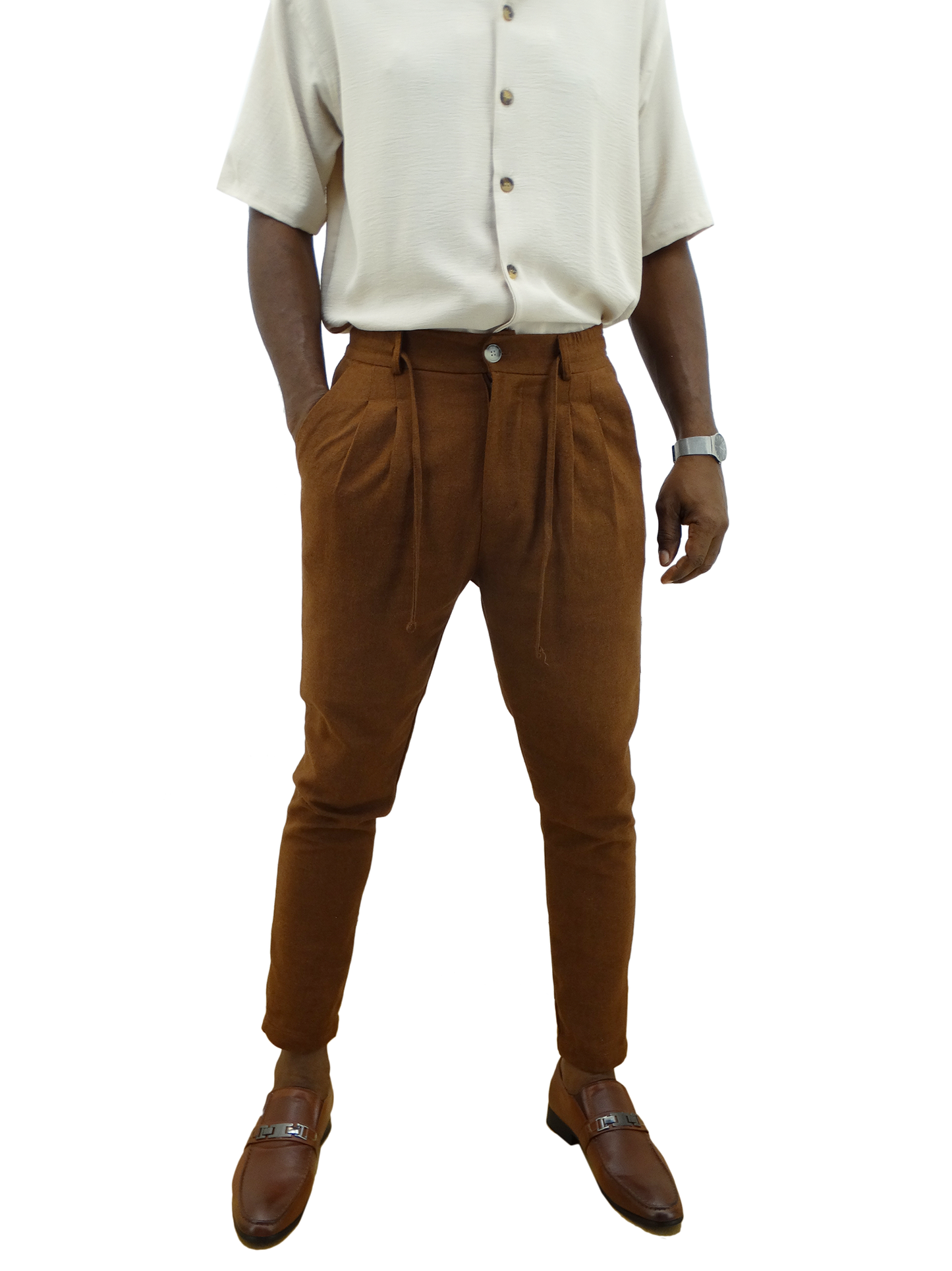 2274, Crash Up, Men's Linen-Look Dress Jogger Pants