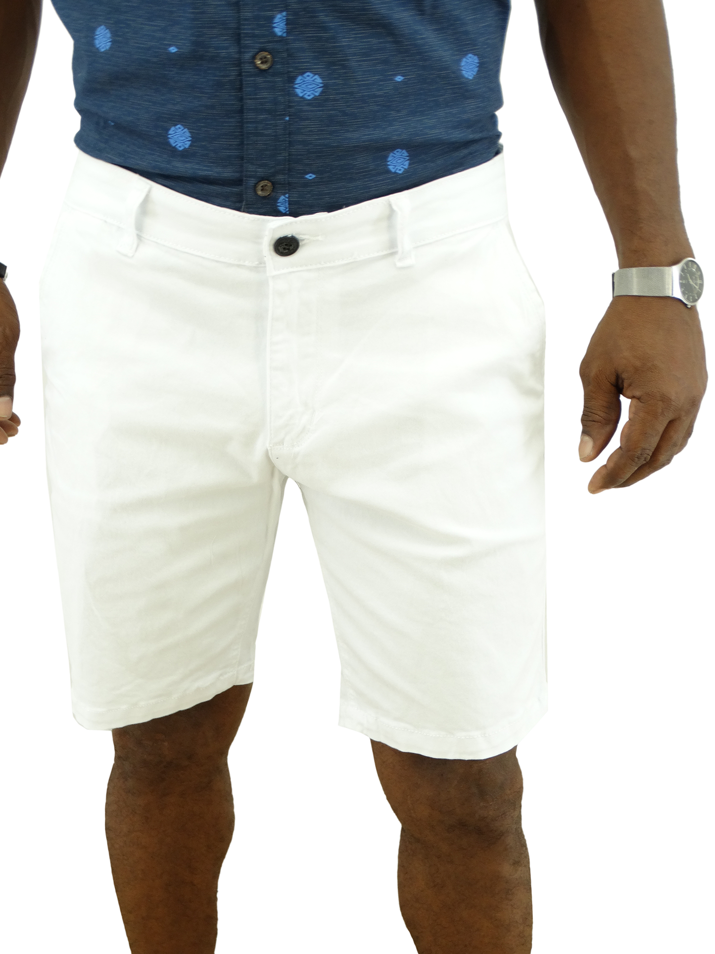 23G820, GSL - Men's Twill Slim Fit Chino Bermuda (30-40)