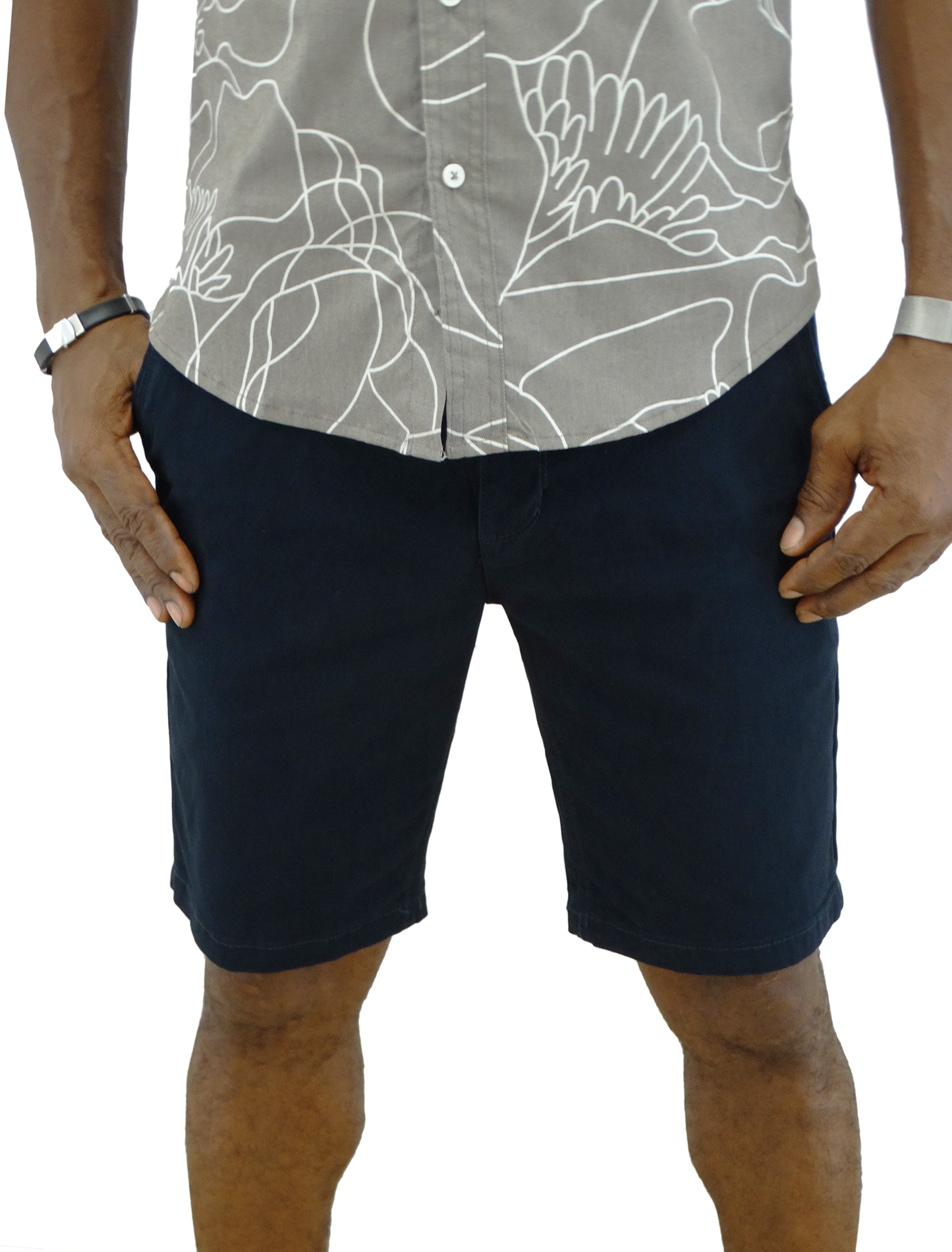23G820, GSL - Men's Twill Slim Fit Chino Bermuda (30-40)