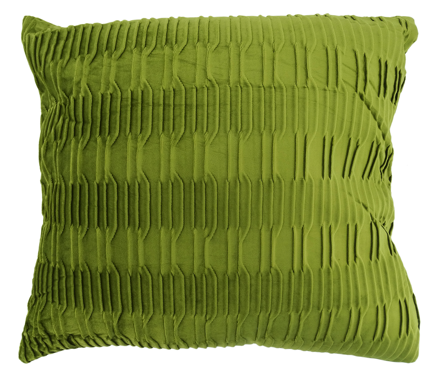 24612768, Pleated Velvet Cushion (Throw Pillow) Assorted