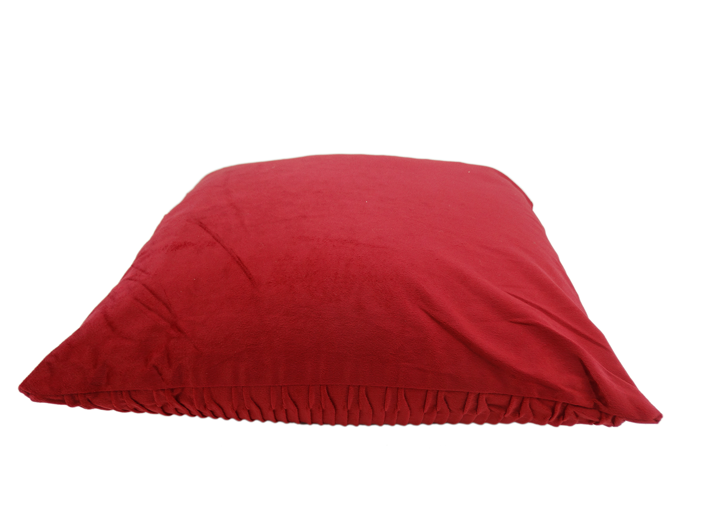 24612768, Pleated Velvet Cushion (Throw Pillow) Assorted