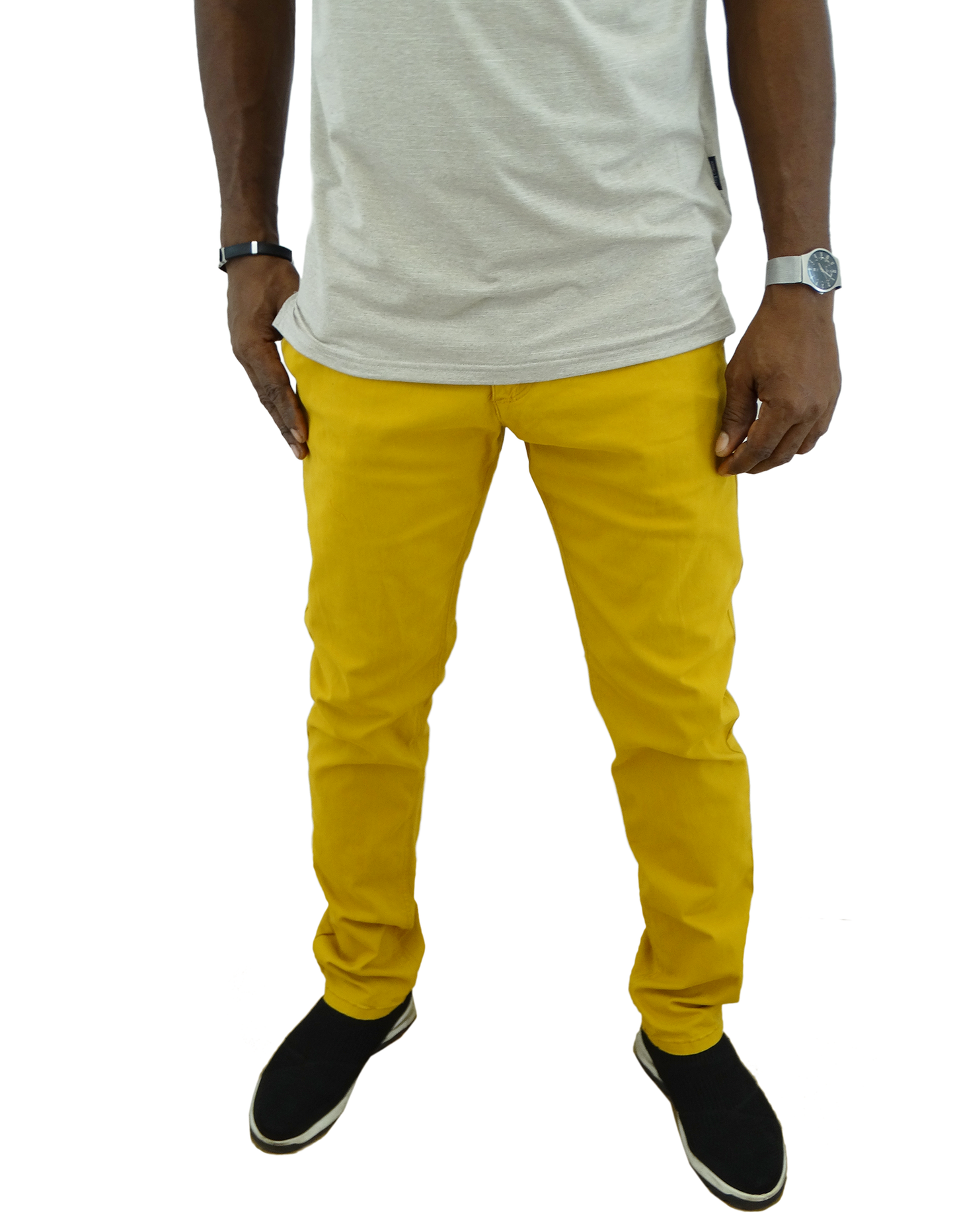 24G820, GSL - Men's Slim Fit Stretch Twill Chino Pants (30-40)