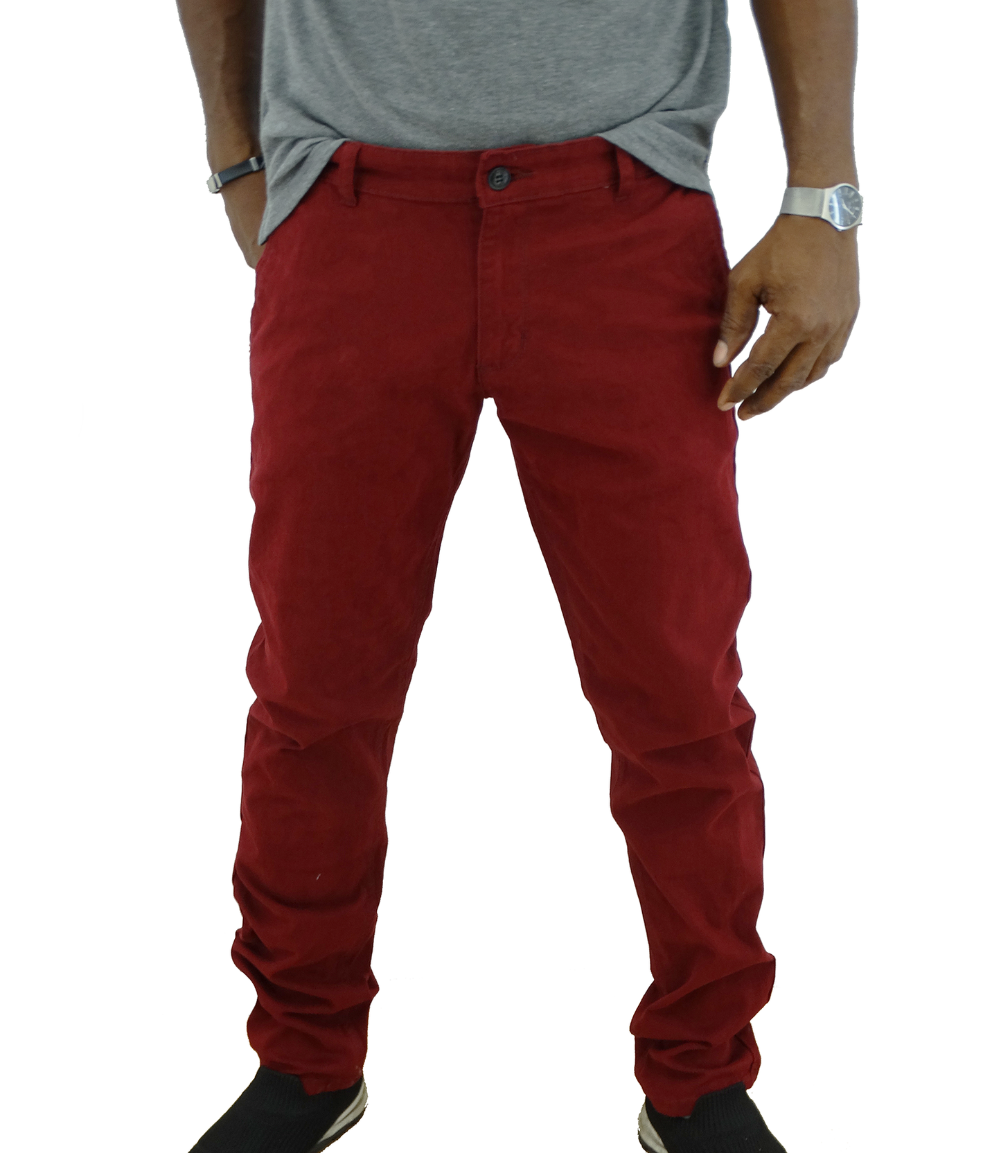 24G820, GSL - Men's Slim Fit Stretch Twill Chino Pants (30-40)