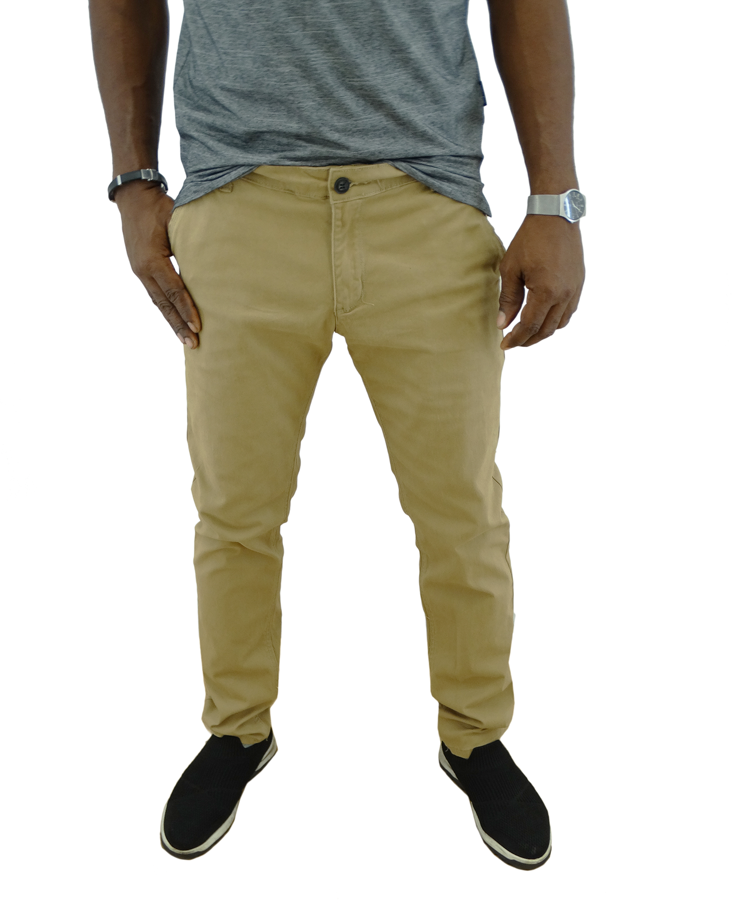 24G820, GSL - Men's Slim Fit Stretch Twill Chino Pants (30-40)