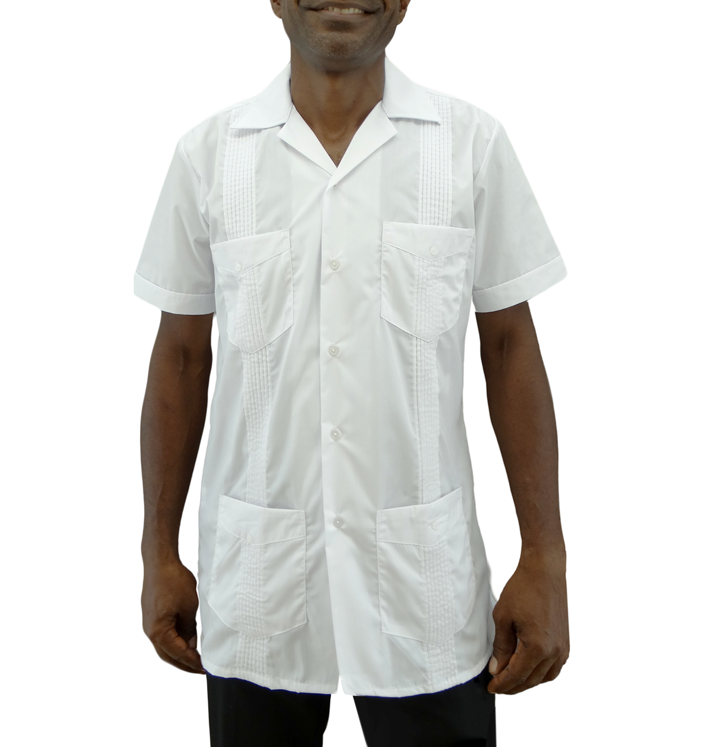265-1213, Men's S/S Bellinne Bush Jacket (White) Size S-3XL
