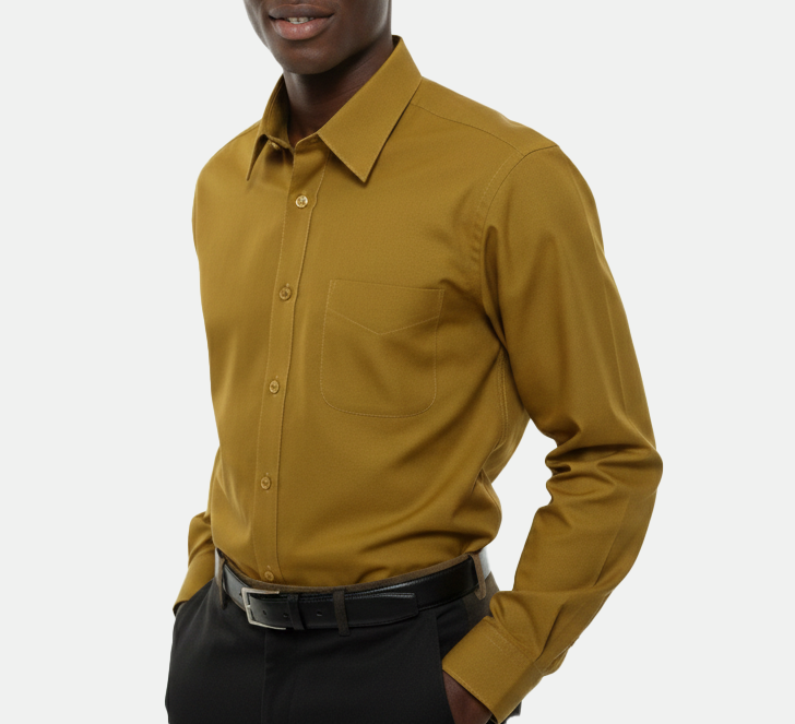 265-1250,  Bellinne Dress L/S Plain Shirt Fitted