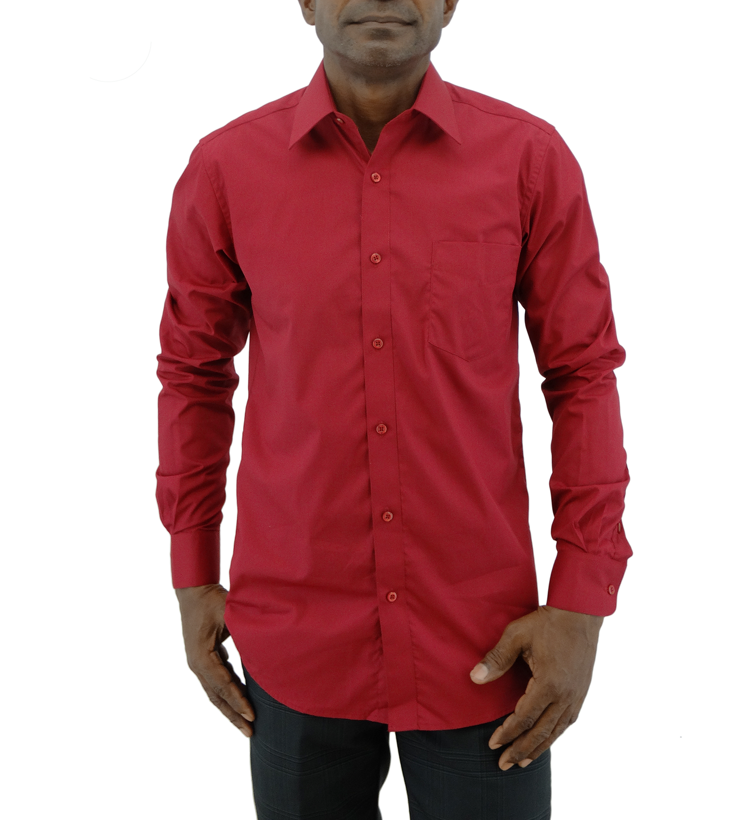 265-1250,  Bellinne Dress L/S Plain Shirt Fitted