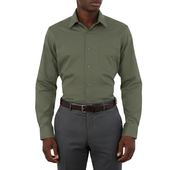 265-1250,  Bellinne Dress L/S Plain Shirt Fitted