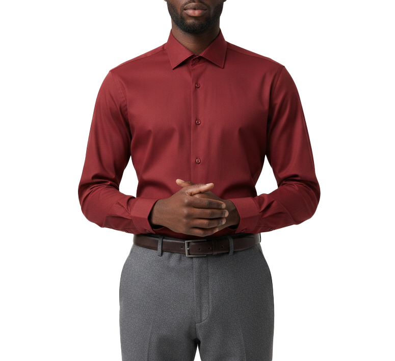 265-1250,  Bellinne Dress L/S Plain Shirt Fitted