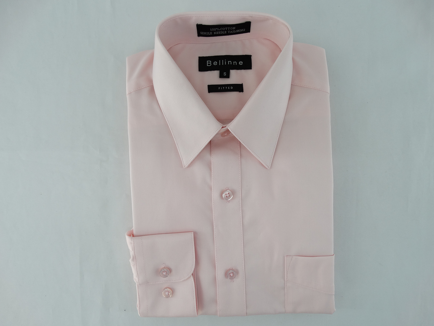 265-1250,  Bellinne Dress L/S Plain Shirt Fitted