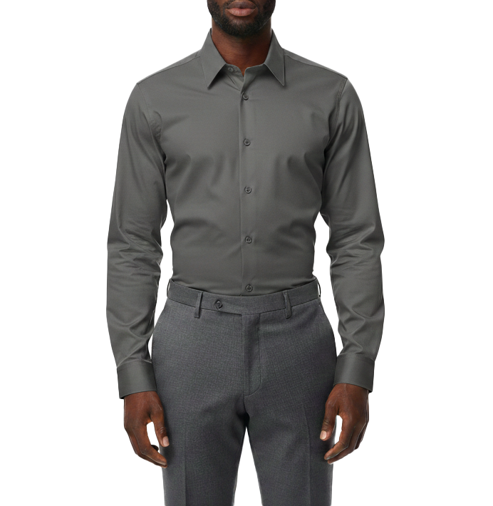 265-1251, Bellinne, Men's L/S Slim Fit Stretch Shirt (S-XXL)