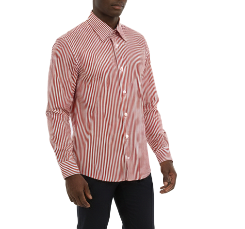 265-1451,  Bellinne Printed L/S Men Shirt Multicolor Size S-XXXL