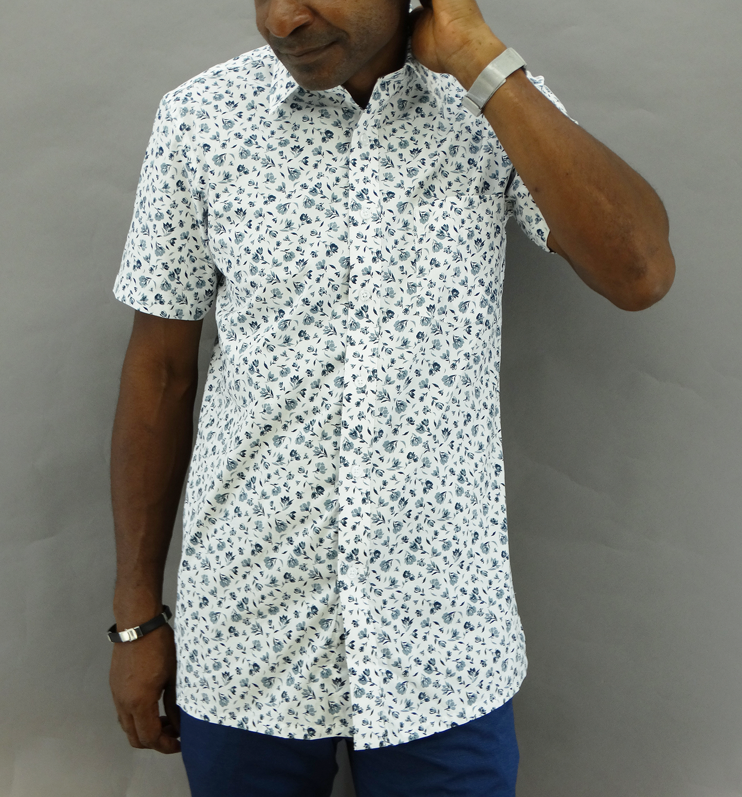 265-145, Bellinne S/Sleeve Men's Printed Shirt Multicolor - S-XXXL