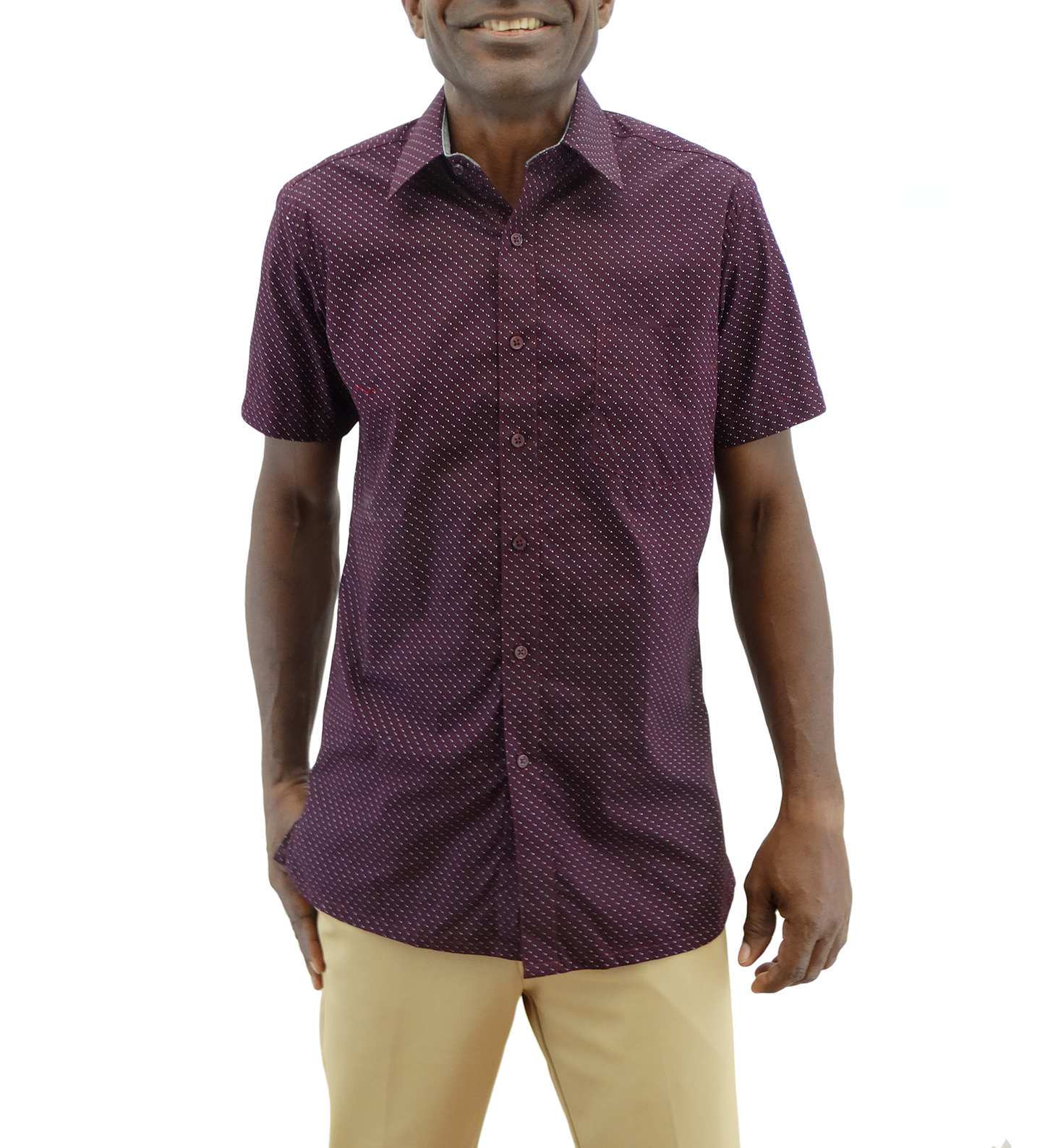 265-145, Bellinne S/Sleeve Men's Printed Shirt Multicolor - S-XXXL