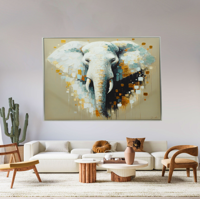 2936210, Framed Canvas Wall Art - 28" x 28" (71cm x 71cm)
