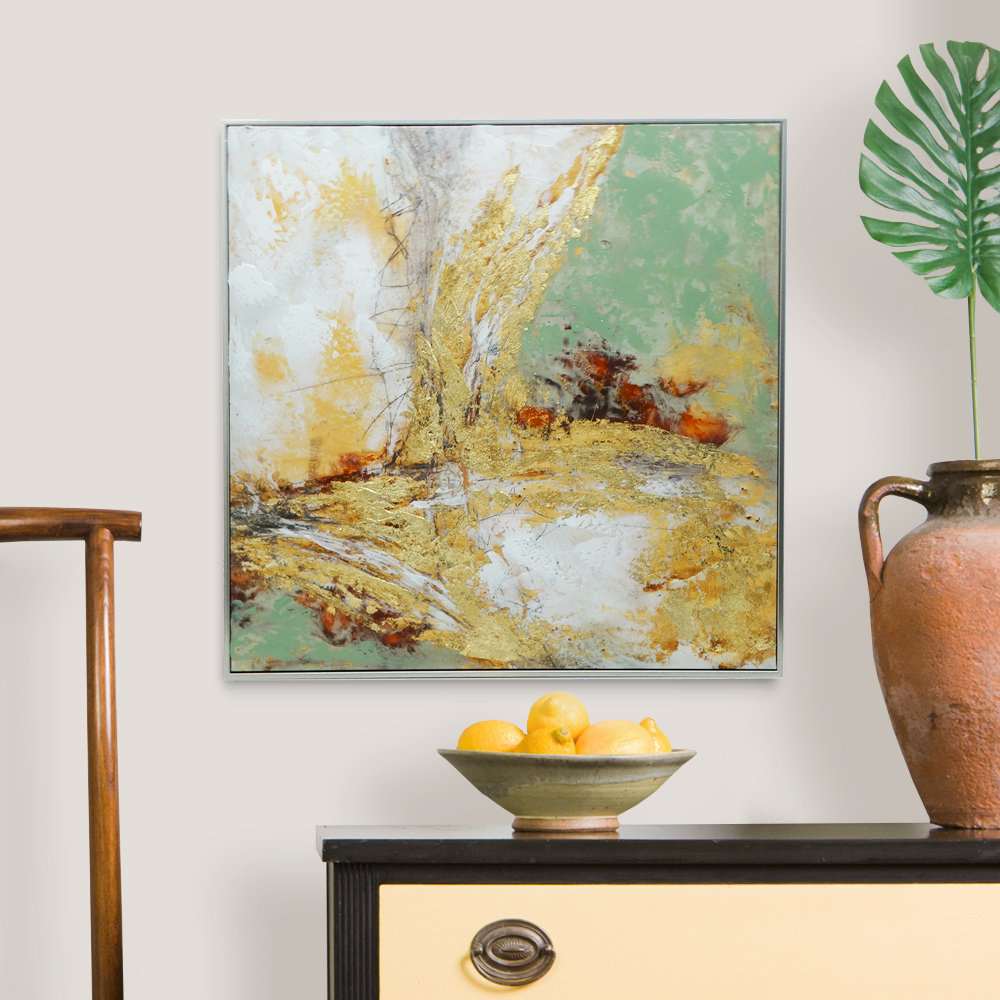 293621, Framed Canvas Wall Art - 28" x 28" (71cm x 71cm)