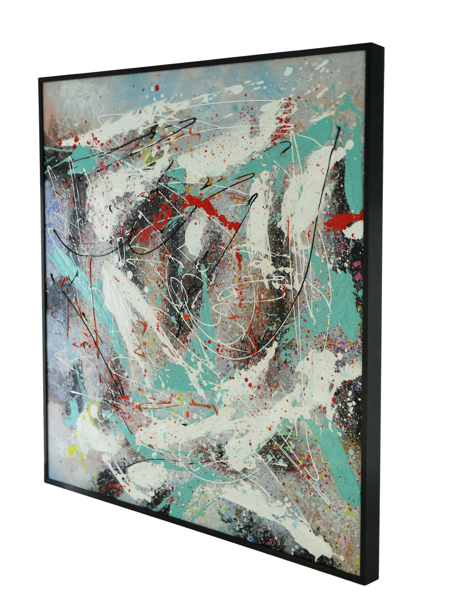 2936213, Framed Canvas Wall Art - 31" x 31" (79cm x 79cm)