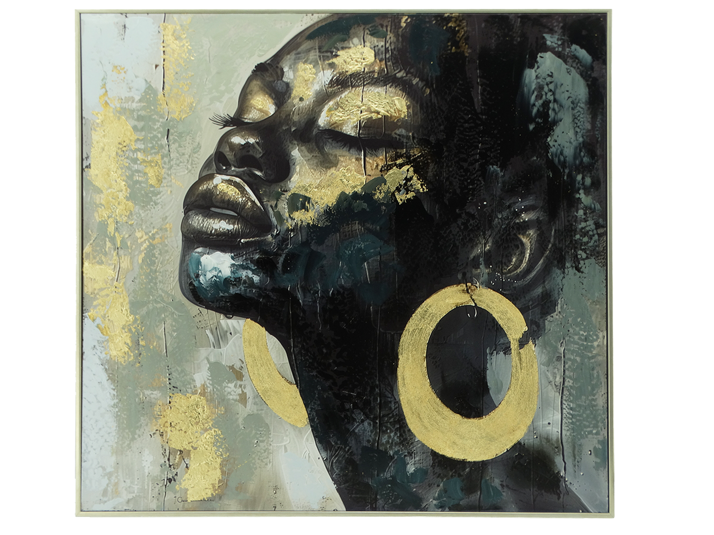 293623, Framed Canvas Wall Art - 32" x 32" (81cm x 81cm)