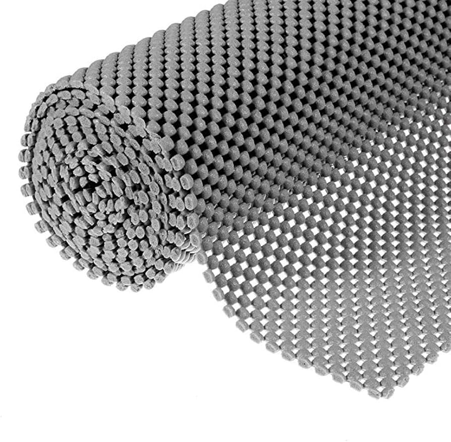 301263, Kennedy - Shelf & Drawer Liner - 45cm x 3.04m (Grey)