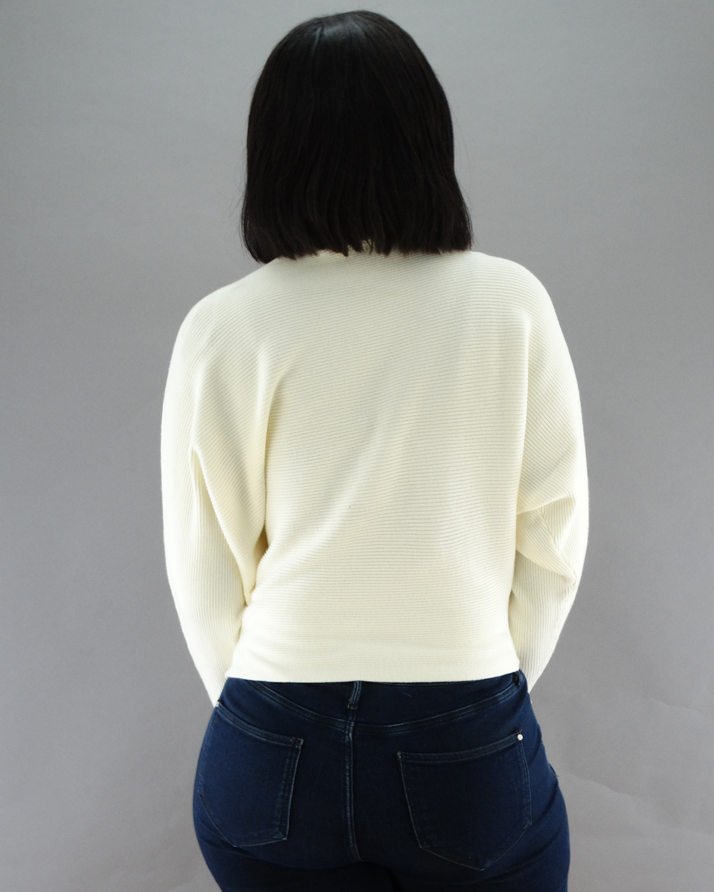 30444, Runway Ready - JNR Women's Dolman Sleeve Boatneck Sweater (S-XL)