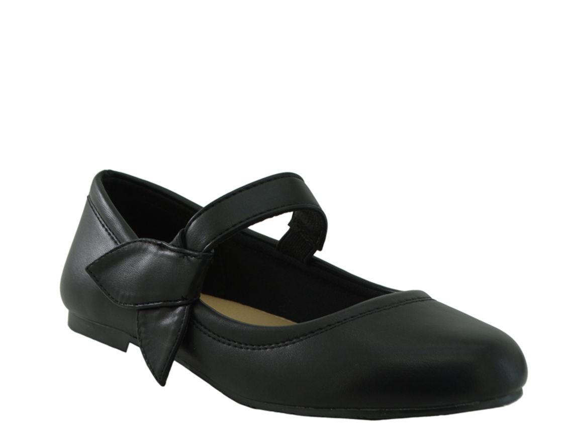 31704101, Katie - Girls' School Shoes - Black (11-4)