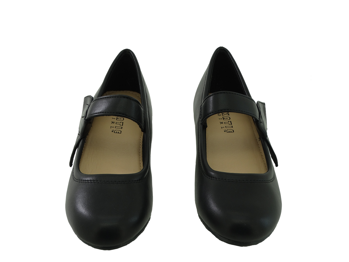 31704101, Katie - Girls' School Shoes - Black (11-4)