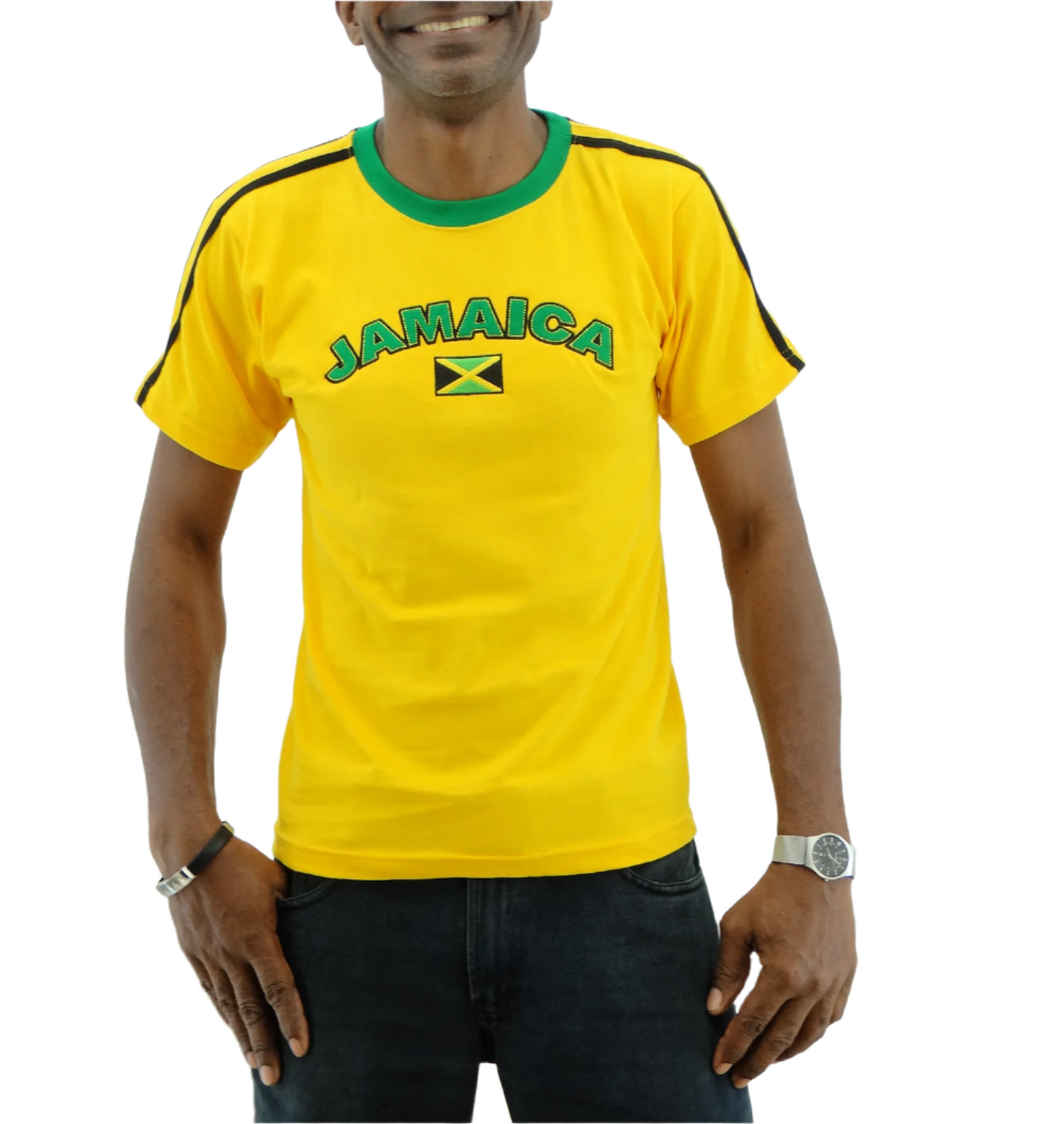 ME1820, Kids Jamaica Colour Emb T.Shirt 18-20