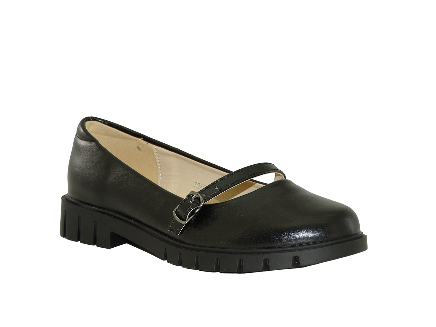 32737101, Katie - Girls' School Shoes - Black (11-4/ 5-8)