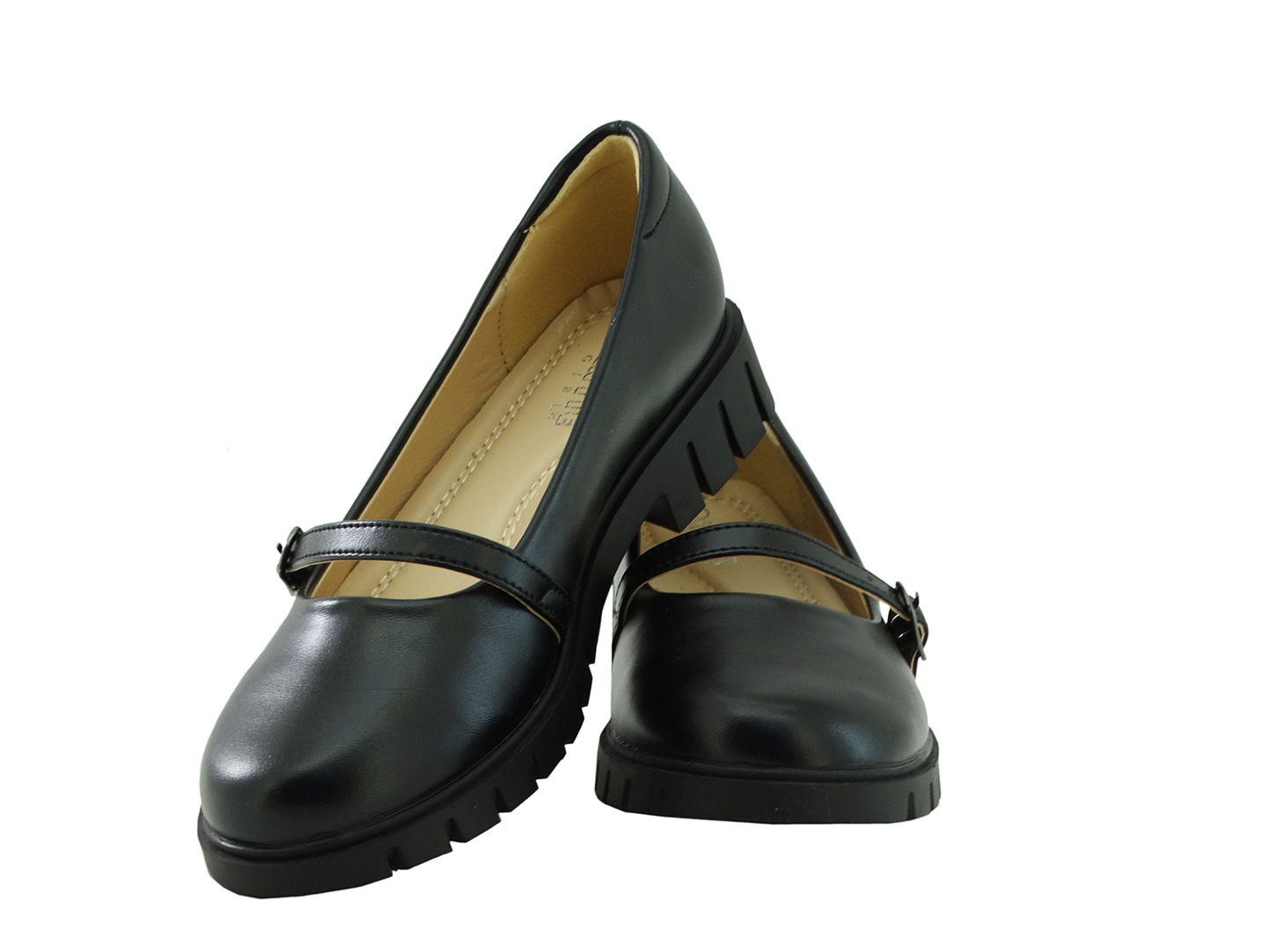 32737101, Katie - Girls' School Shoes - Black (11-4/ 5-8)