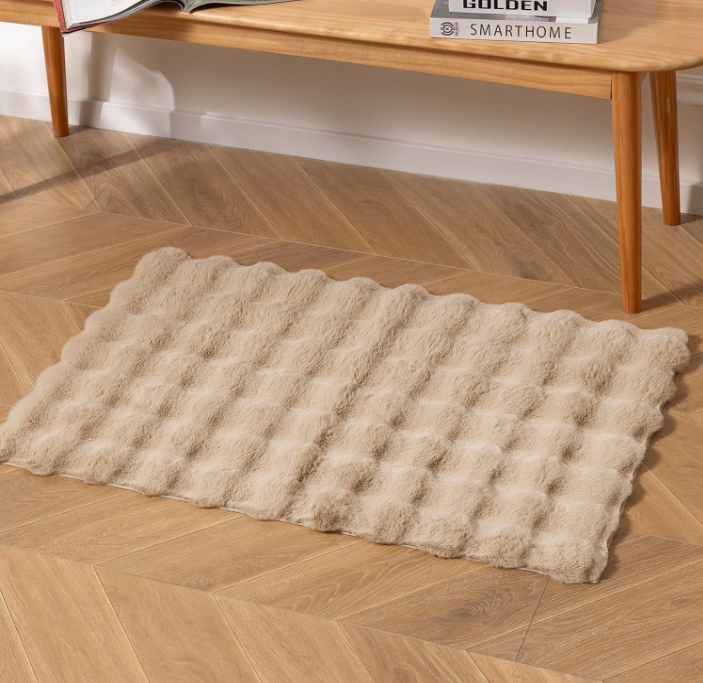 354730, Ekhaya Design - Faux Fur Rug 50x80"