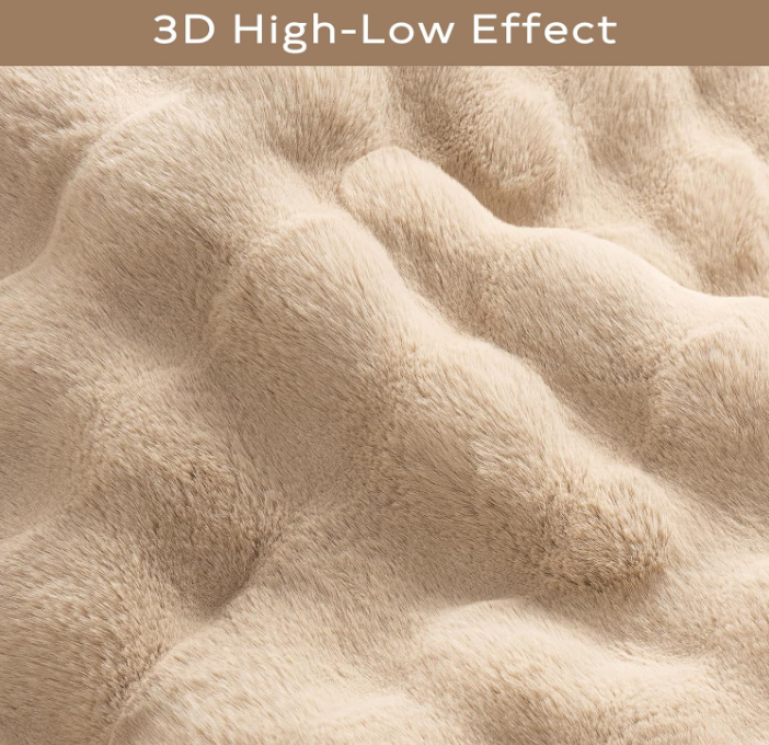 354730, Ekhaya Design - Faux Fur Rug 50x80"