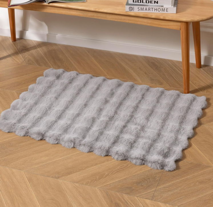 354730, Ekhaya Design - Faux Fur Rug 50x80"