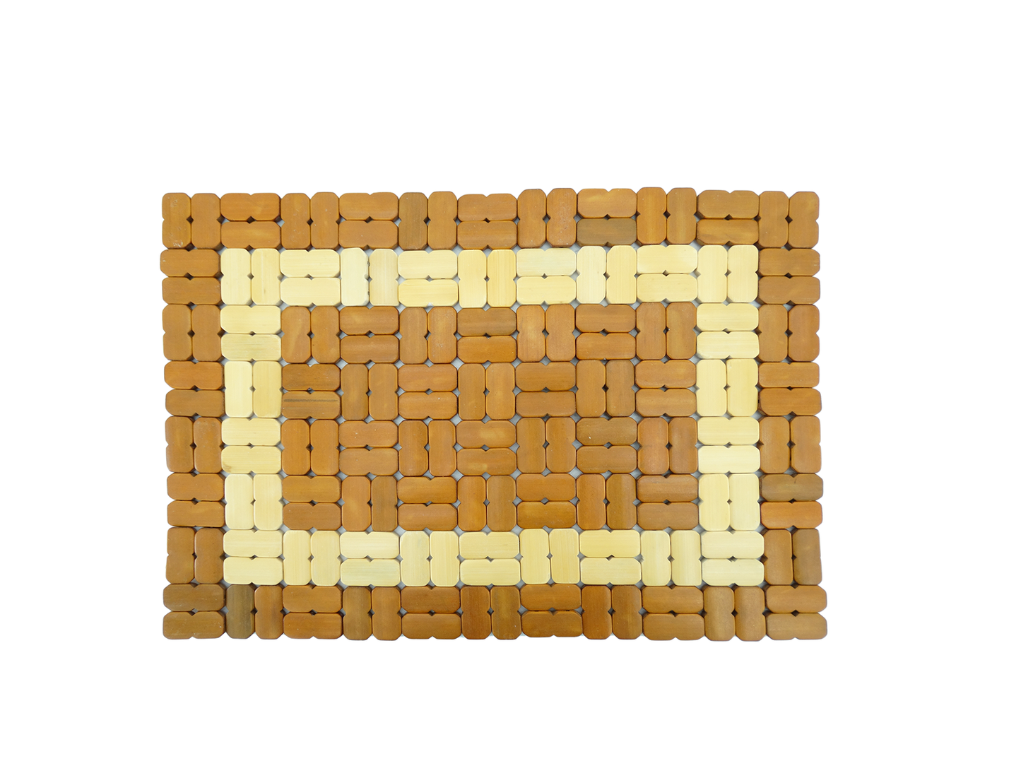 357171, 2-Tone Bamboo Placemat 10" X 13.5"