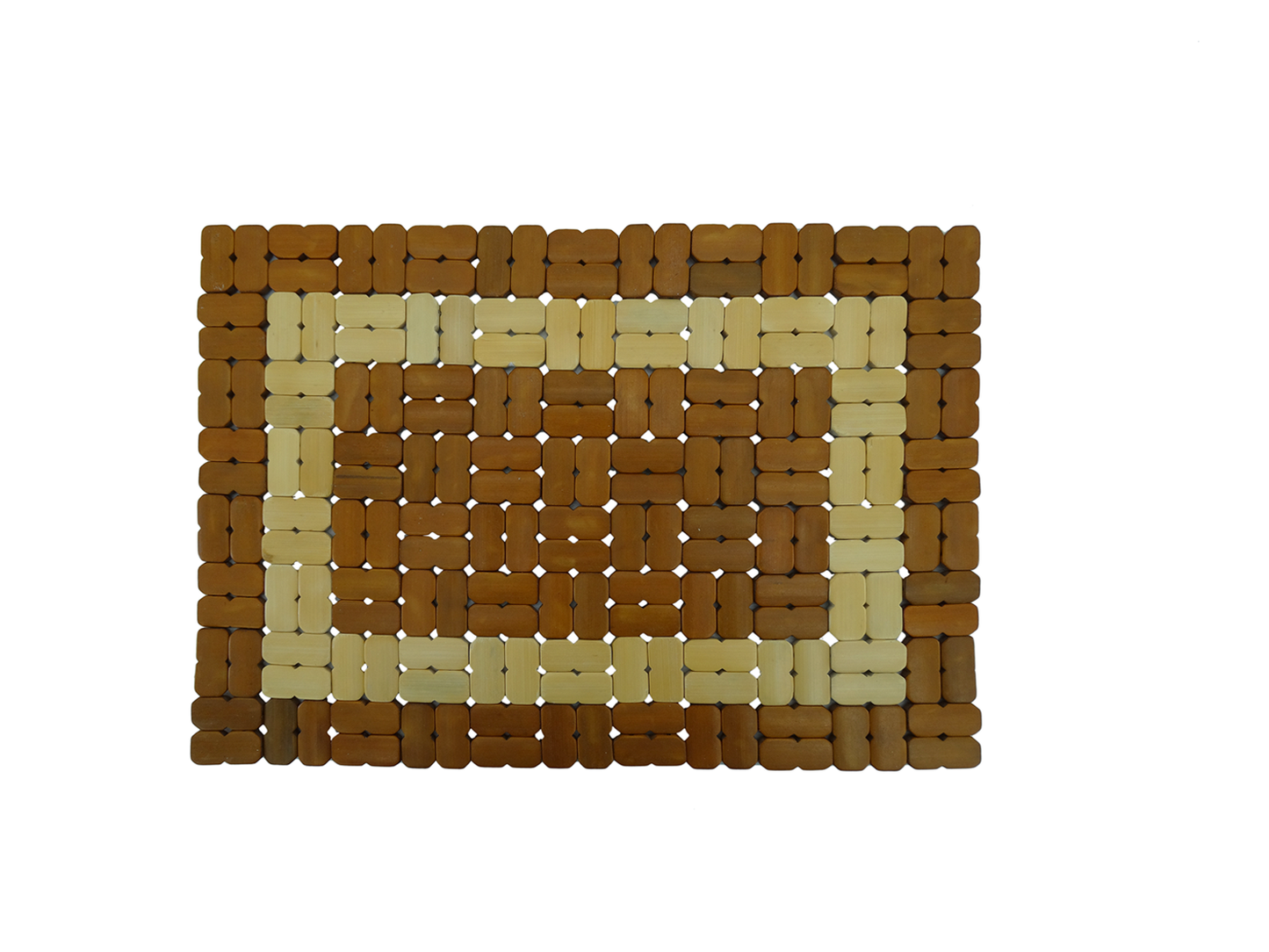 357172, 2-Tone Bamboo Placemat 14" x 10.25"