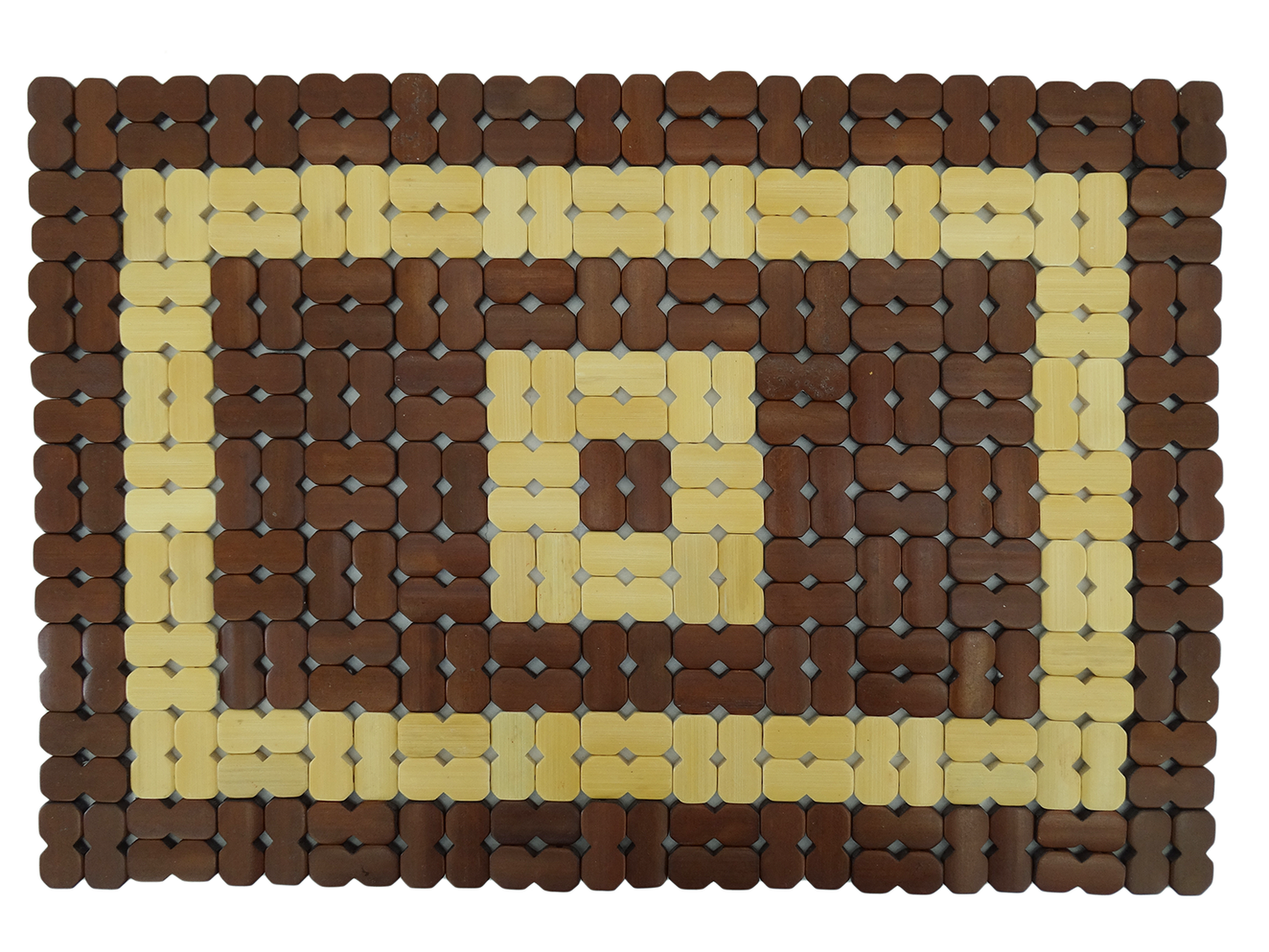 357175, 2-Tone Bamboo Placemat 11.5" x 16.5"