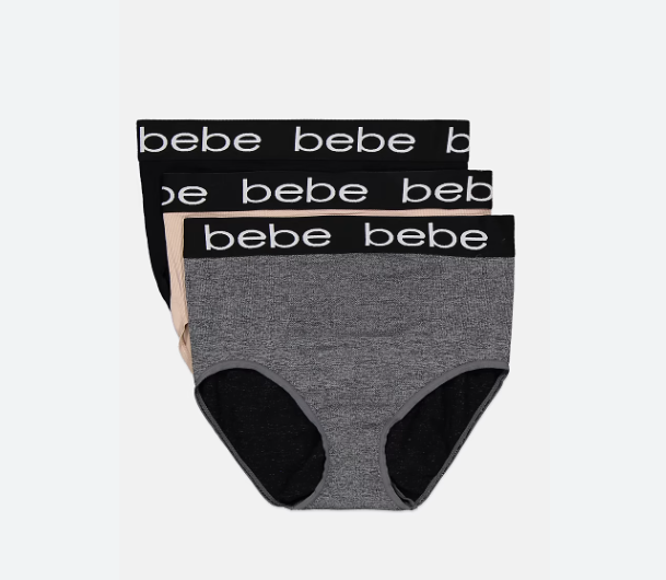 3PKBF1366, Bebe Ladies 3pk Panties