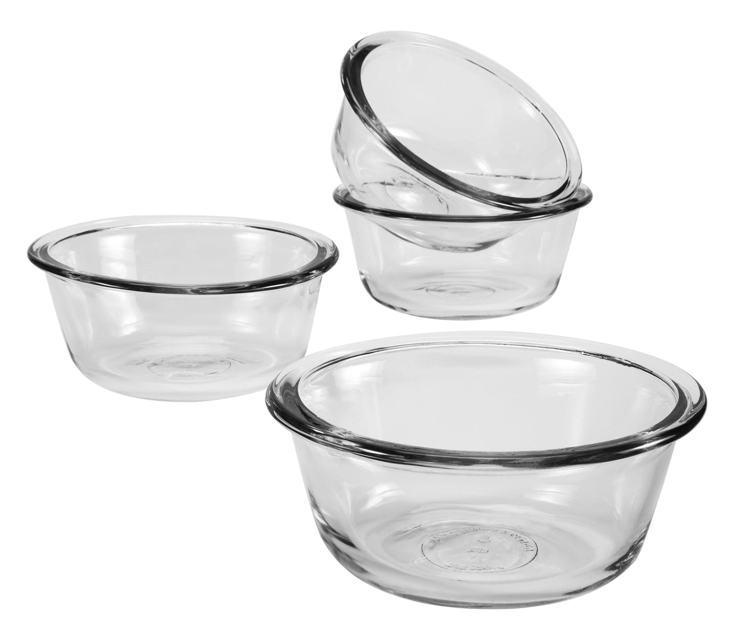 19582269LIB17, Kitchen Classics, 4Pc 10oz Oval Custard Cup Set