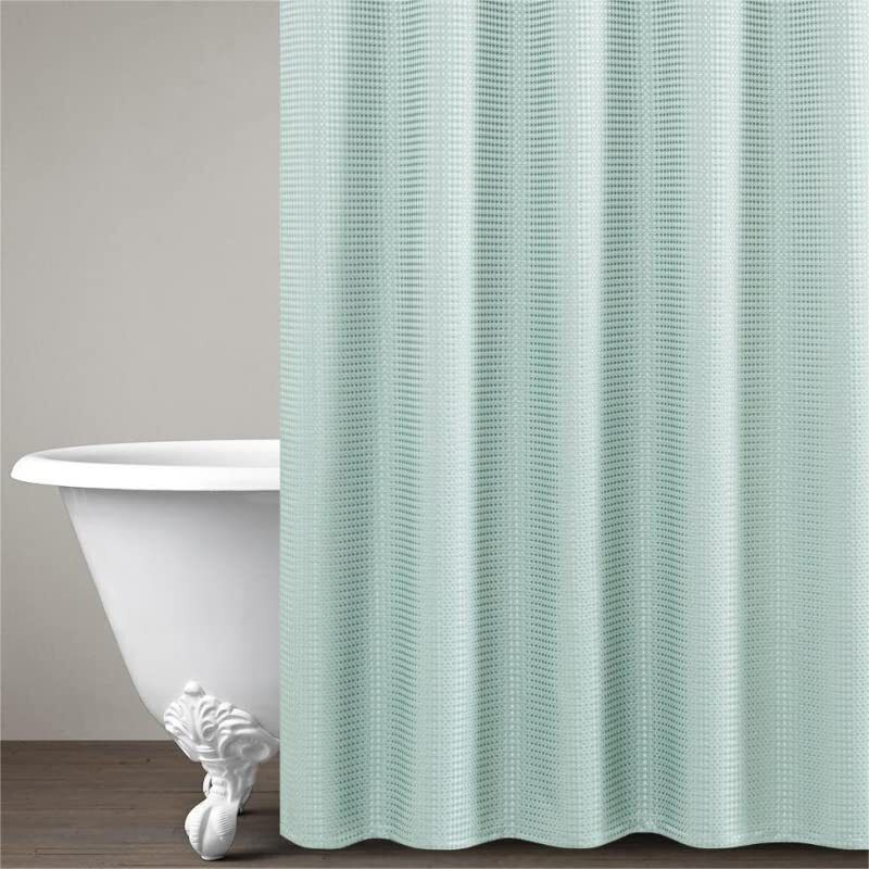 48008, All Pure - 13Pc Jacquard Shower Curtain Set