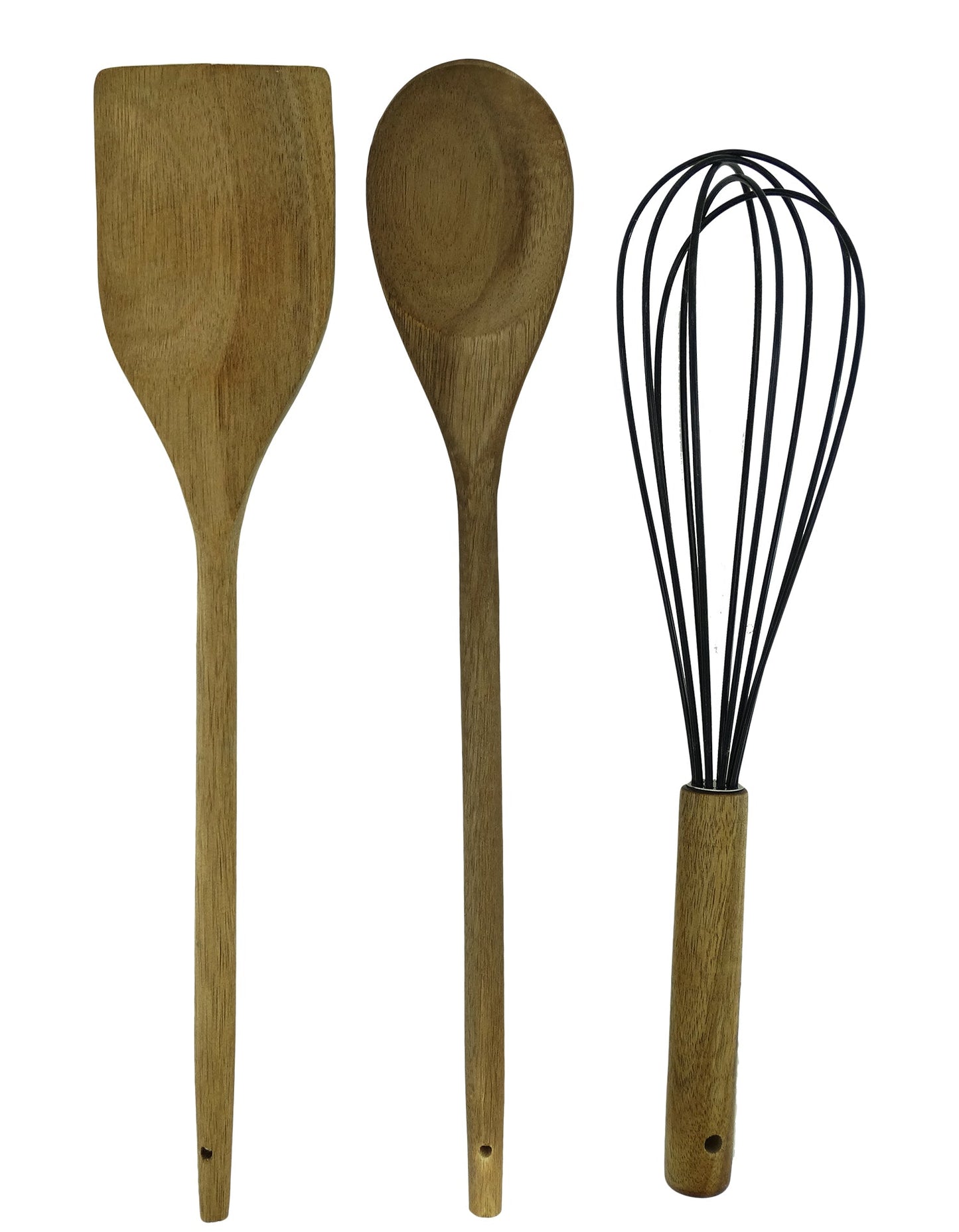 15252, Kitchen Details - Acacia Wood 3Pc Kitchen Utensil Set