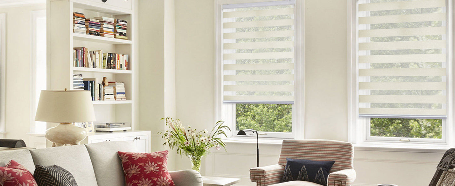 P034991X183GY07,  Bahit - Zebra Roller Shade - 91X183CM