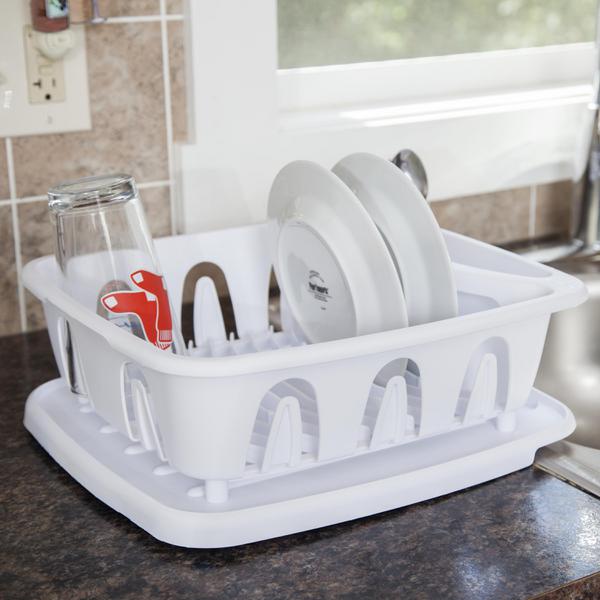 50135, Sterilite - 2Pc Small Dish Drainer Set
