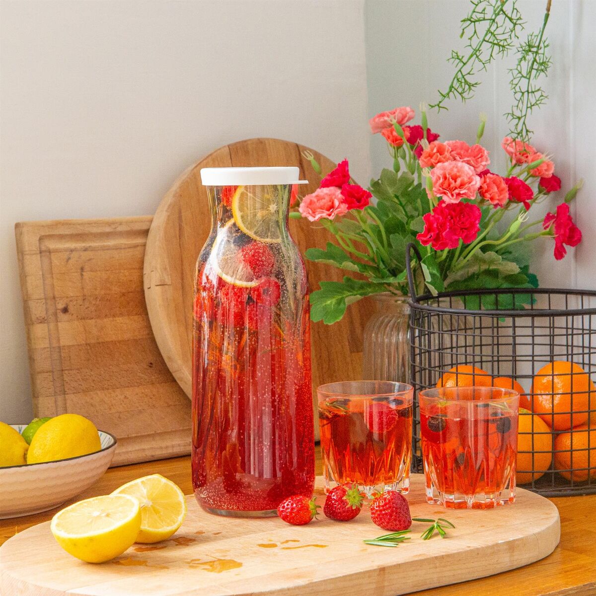 52188190, Lav Glass Bottle W/Lid