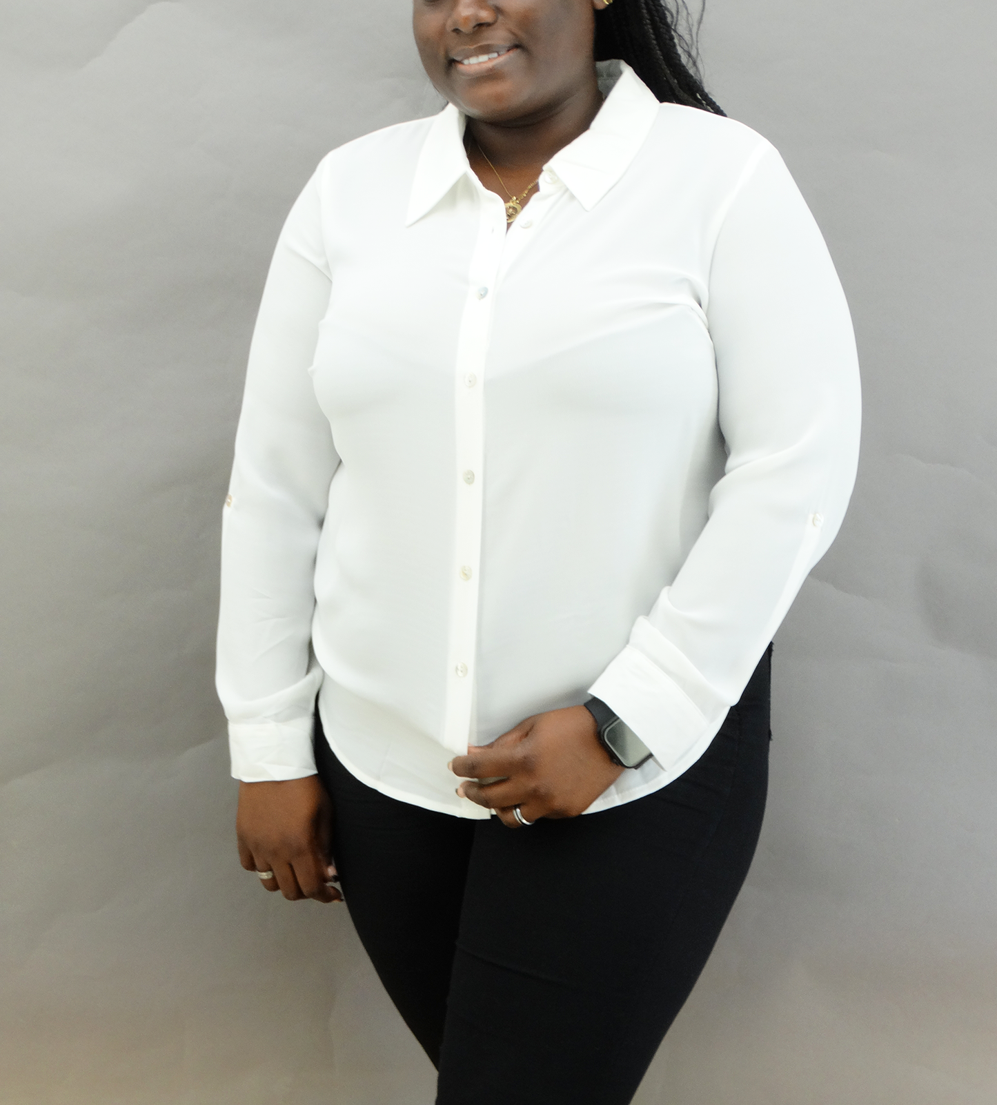 6368XB21196, White Rhino Women's L/Slv Top- (1X-3X)