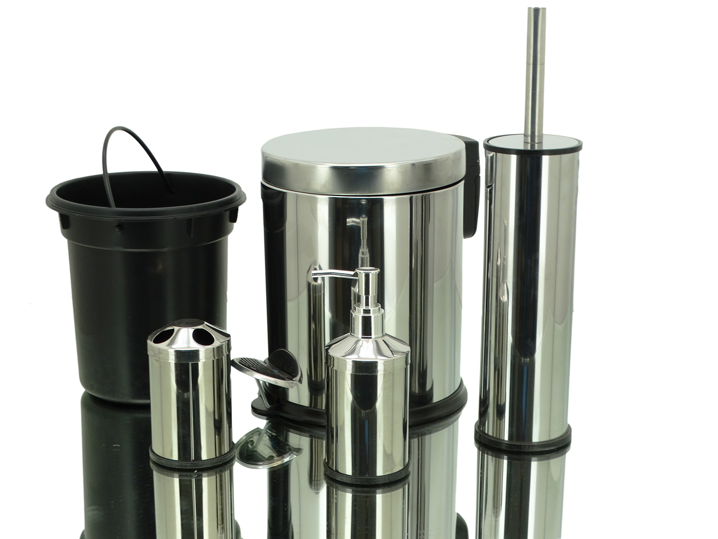 6524003, 4Pc Okpa Metal Bathroom Set