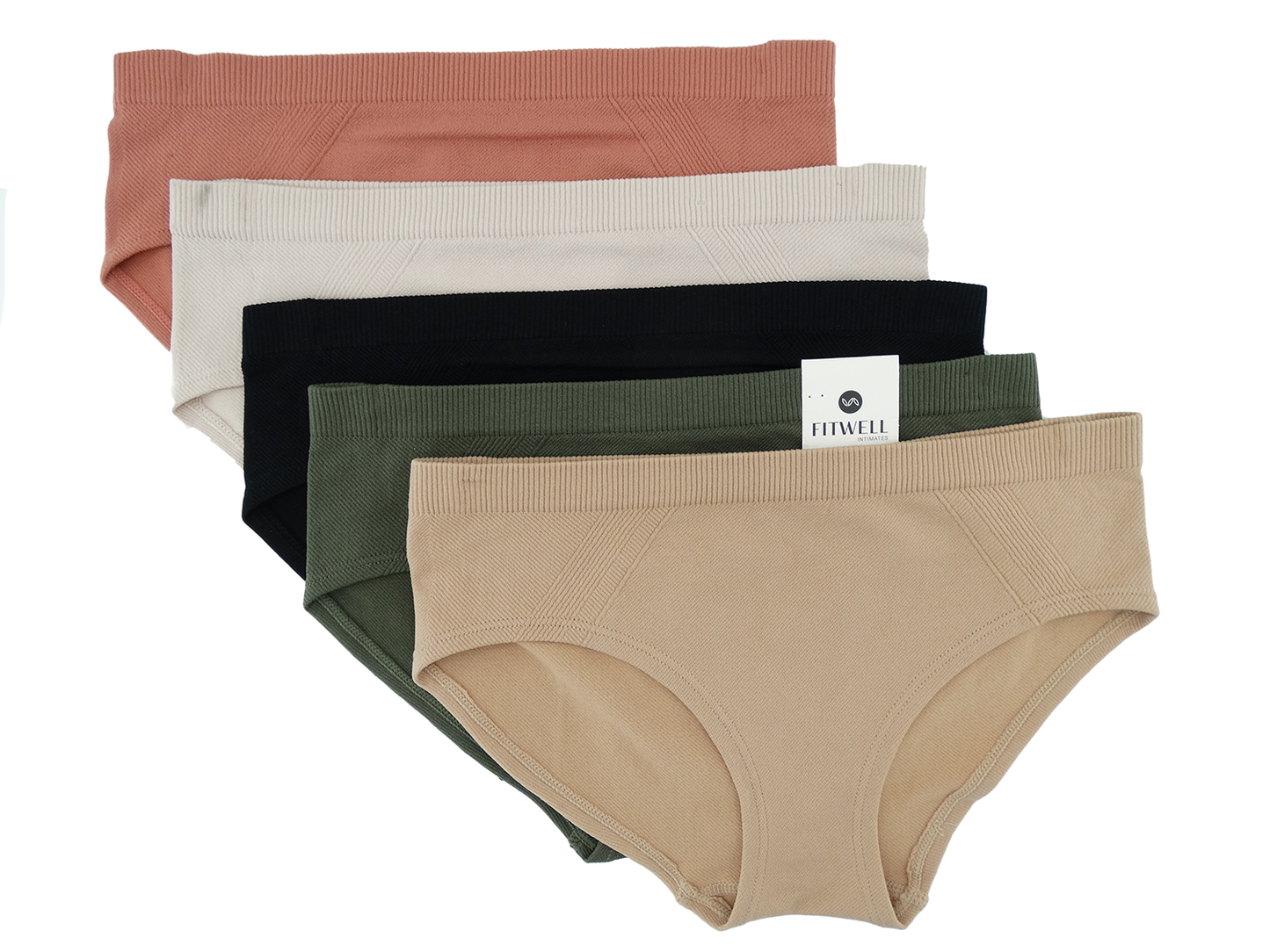 6573975HAR,  Fitwell - Women's 5Pk Panties (S/M-L/XL)