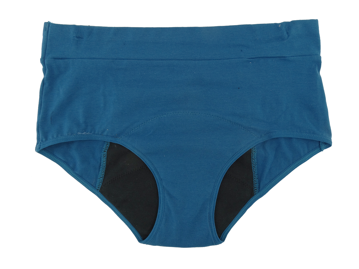 70002HD, Pro-Tex - Ladies' 2Pk Leak-Proof Panties Deep Sea/Blk (S-XL)