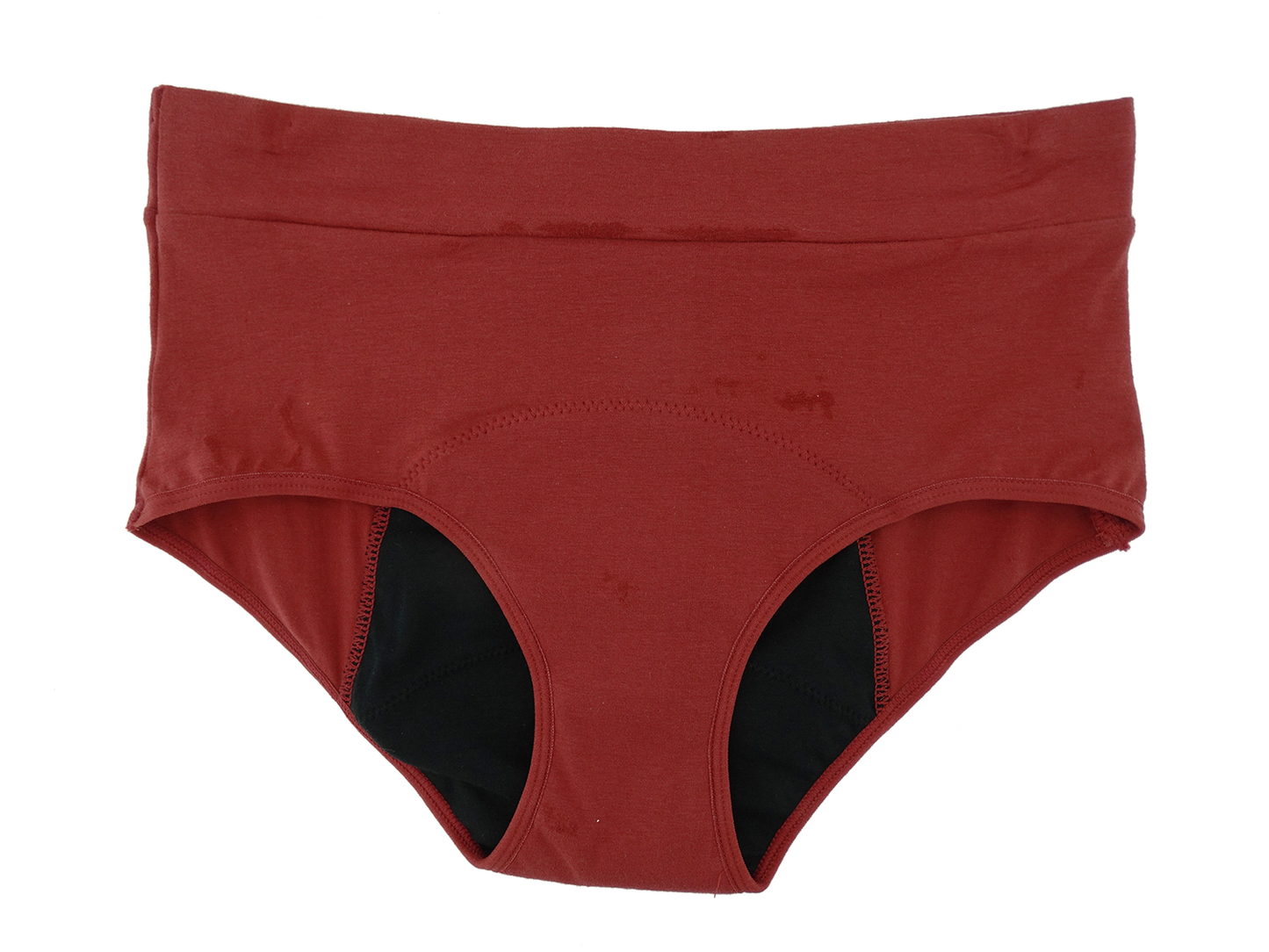 70002HE, Pro-Tex - Ladies' 2Pk Leak-Proof Panties H.Char/Brick Red (S-XL)